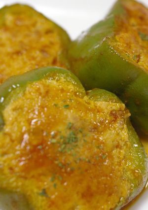 ピーマンの肉詰め♪カレー味-レシピのメイン写真