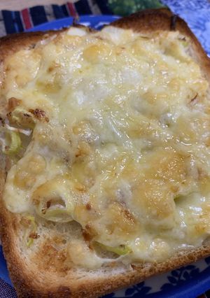 簡単！ねぎチーズトースト-レシピのメイン写真