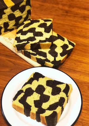 鬼滅の刃。市松模様パン-レシピのメイン写真
