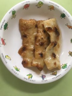 【保育園給食】ちくわのかば焼き-レシピのメイン写真
