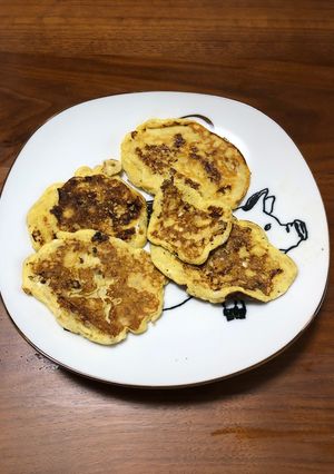バナナと卵のみ!バナナパンケーキ-レシピのメイン写真