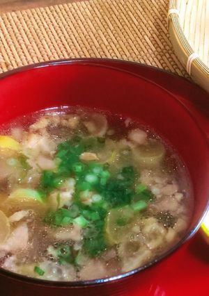 油かすと牛肉のつけ汁うどん-レシピのメイン写真