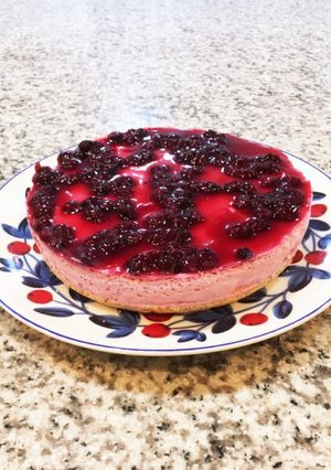 ジューンベリーのレアチーズケーキ-レシピのメイン写真
