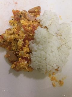トマトウィンナースクランブルエッグ-レシピのメイン写真