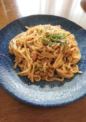 ランチにも★サバ缶の焼きうどん-レシピのメイン写真