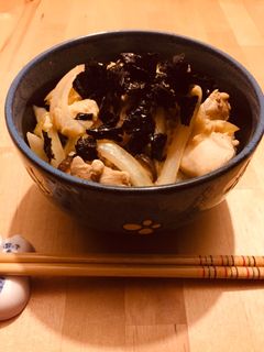 にんべんのめんつゆで親子丼-レシピのメイン写真