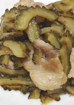 蜂蜜レモン漬けゴーヤと豚肉の炒め物-レシピのメイン写真