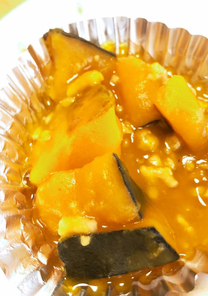 たったの10分！かぼちゃのそぼろ煮-レシピのメイン写真