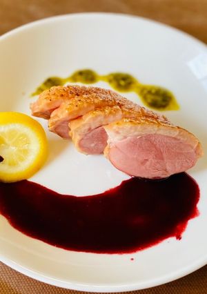 鴨ローストと赤ワインソース-レシピのメイン写真