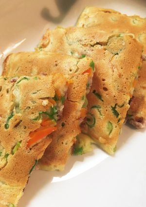 山芋よりおすすめ　オクラのお好み焼き-レシピのメイン写真