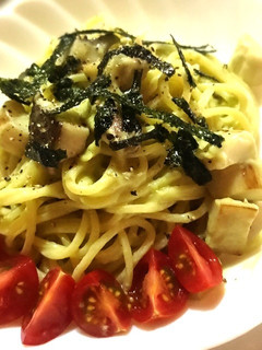 【オイル不使用】アボカドクリーミーパスタ-レシピのメイン写真