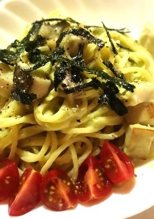 【オイル不使用】アボカドクリーミーパスタ-レシピのメイン写真