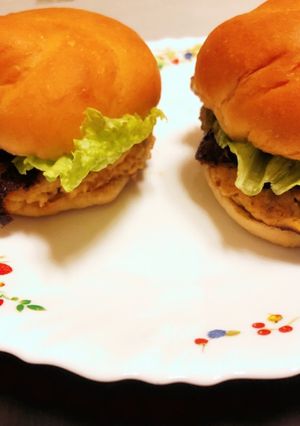 【低糖質】豆腐入ハンバーガー-レシピのメイン写真