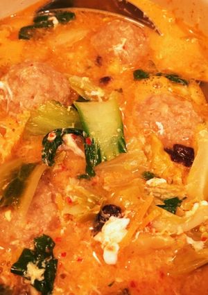 【ダイエット飯】キムチスープ-レシピのメイン写真