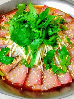 鰤のエスニック風カルパッチョ-レシピのメイン写真