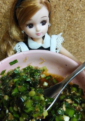 リカちゃん♡ニラだれ(鰹節ぴーver.)-レシピのメイン写真