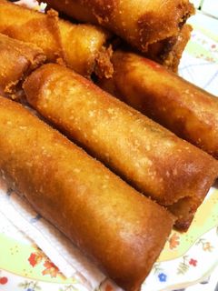 鶏むねとカニカマの紫蘇チーズ春巻き-レシピのメイン写真