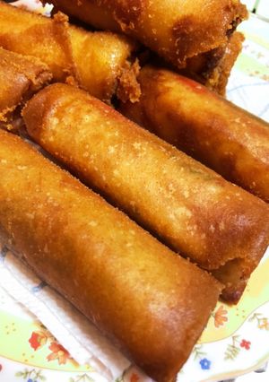 鶏むねとカニカマの紫蘇チーズ春巻き-レシピのメイン写真