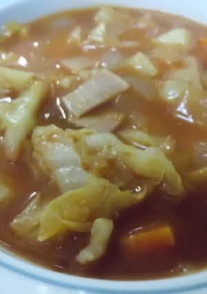 レンジDEミネストローネ-レシピのメイン写真