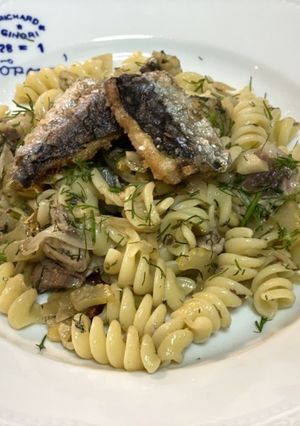 イワシとディル、セロリのパスタ-レシピのメイン写真