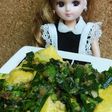 リカちゃん♡ニラ卵(ニラだれver.)