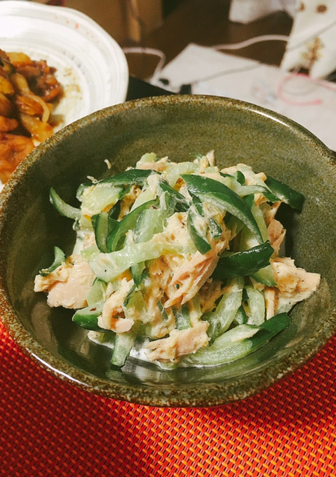 胡瓜の中華ツナマヨ和え-レシピのメイン写真