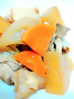 煮込むだけ!大根と厚揚げと豚バラ煮-レシピのメイン写真