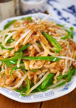 シャキシャキ大盛りもやしの青椒肉絲🤩🍚-レシピのメイン写真