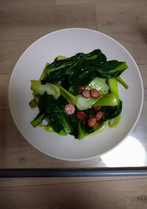 《簡単!》チンゲン菜の炒めもの-レシピのメイン写真