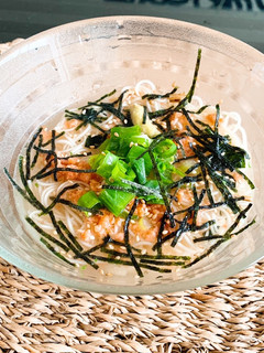 簡単素麺アレンジ!永谷園お吸物で創作素麺-レシピのメイン写真
