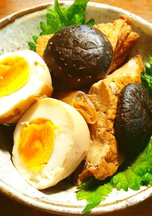 台湾風 厚揚げとゆで玉子の煮物-レシピのメイン写真