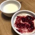 ヨーグルトと牛乳のゼリー