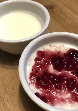ヨーグルトと牛乳のゼリー-レシピのメイン写真