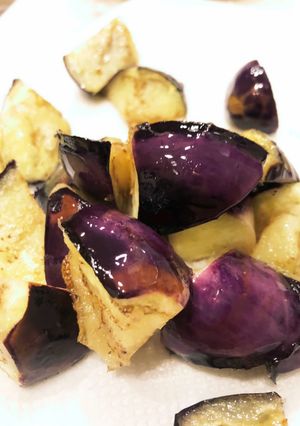 鮮やか!茄子の素揚げ(色止めの方法)-レシピのメイン写真