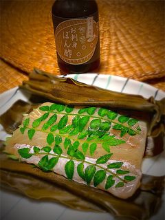 ヒラメの昆布〆にお刺身ポン酢-レシピのメイン写真