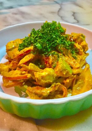 2549スパイスオニオンアボガドサラダ-レシピのメイン写真