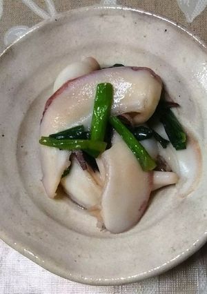 いかのガーリックバターソテー-レシピのメイン写真
