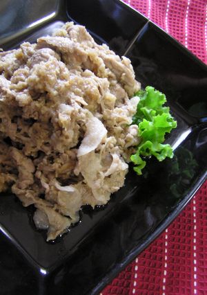 豚スライスの おろしりんごソース煮-レシピのメイン写真