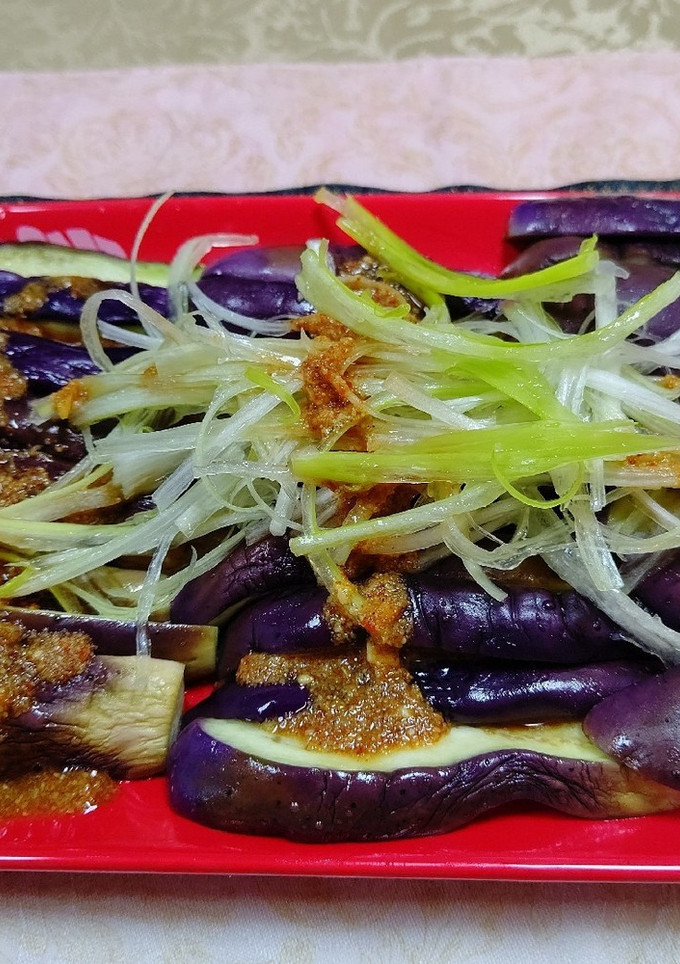 レンジ蒸し茄子のピリ辛タレ-レシピのメイン写真