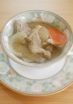 鳥ももの味噌汁-レシピのメイン写真