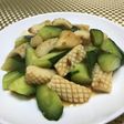 イカときゅうりのしょう油炒め