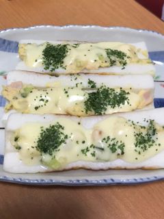 ちくわのポテサラボート-レシピのメイン写真