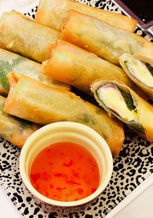 超簡単！チーズとろ〜りおつまみ春巻き-レシピのメイン写真