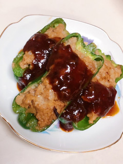 ピーマンの肉詰め-レシピのメイン写真