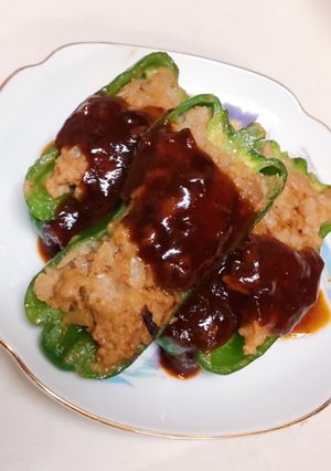 ピーマンの肉詰め-レシピのメイン写真
