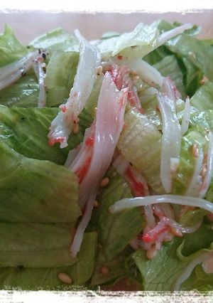 病み付きカニカマレタス-レシピのメイン写真