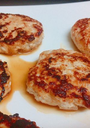 パン粉、牛乳なし！簡単豆腐ハンバーグ♡-レシピのメイン写真