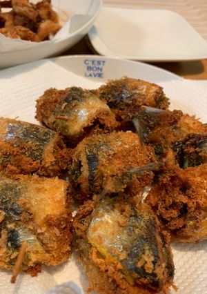 イワシ大葉チーズ巻フライマスタード風味-レシピのメイン写真
