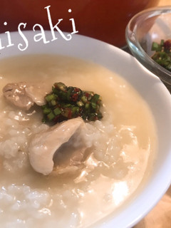 スタミナとろとろ鶏がゆ☆ニラジャン-レシピのメイン写真