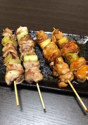 おつまみにピッタリ！ジューシー焼き鳥！-レシピのメイン写真